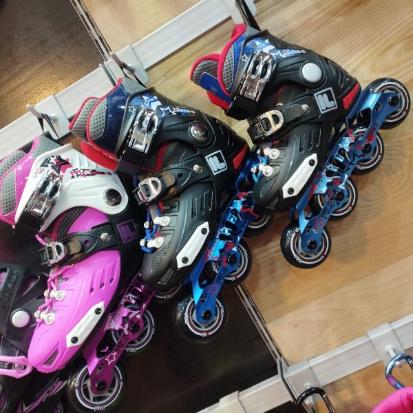 کفش اسکیت فیلا کفش اسکیت هارد بچگانه آموزشی فیلا Fila X One + لوازم