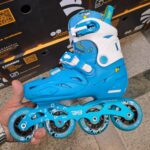 کفش اسکیت هارد آموزشی نیمه حرفه ای فلایینگ ایگل  BKB kids K8 آبی - Image 2