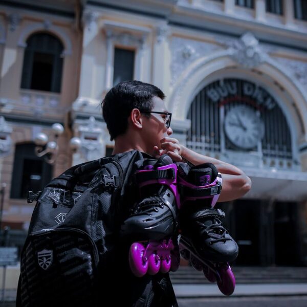 کفش اسکیت فلای ایگل flying ealge f4 بنفش - جی تی ایکس تهران (1)