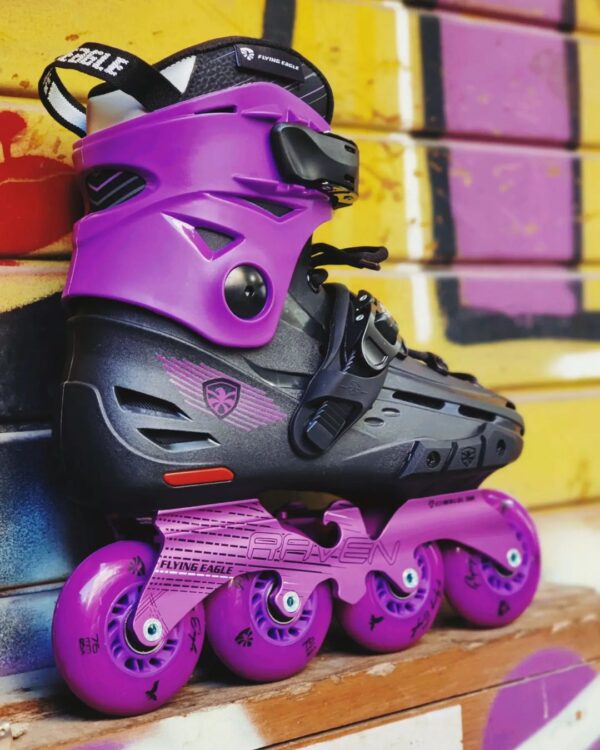کفش اسکیت فلای ایگل flying ealge f4 بنفش - جی تی ایکس تهران (1)