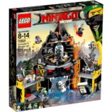 لگو آتشفشان گارمادون Lego garmadon volcano lair  