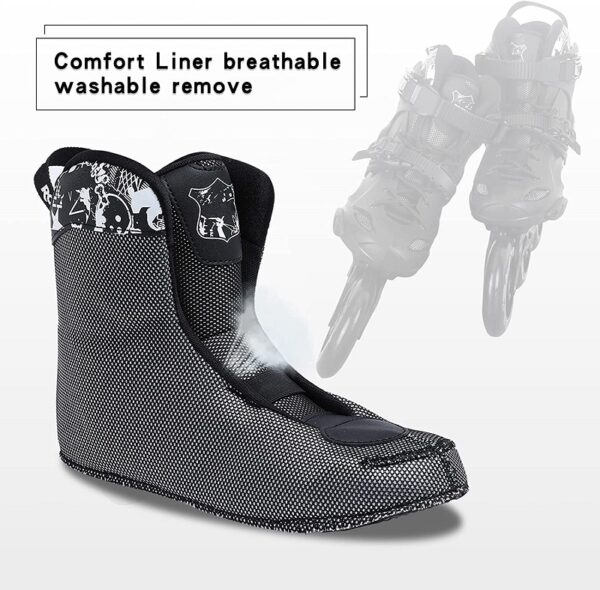 کفش اسکیت سه چرخ 110 ارزان اورجینال بزرگسال ثابت مسابقه ای حرفه ای روسل roselle