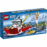 لگو سری سیتی قایق نجات آتشنشانی Lego city series fire boat  