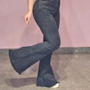 شلوار بوت کات ریشدار