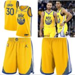 ست تاپ و شلوارک لباس بسکتبال گلدن استیت واریرز NBA Golden State Warriors Jerseys