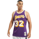ست تاپ و شلوارک لباس بسکتبال لس آنجلس لیکرز بنفش NBA Los Angeles Lakers Basketball Jerseys