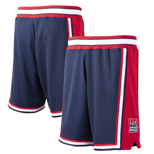 ست تاپ و شلوارک لباس بسکتبال تیم ملی آمریکا سرمه ای NBA USA National Team Basketball Jerseys