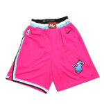 ست تاپ و شلوارک لباس بسکتبال میامی هیت سرخابی NBA Miami Heat Basketball Jerseys