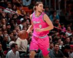 ست تاپ و شلوارک لباس بسکتبال میامی هیت سرخابی NBA Miami Heat Basketball Jerseys