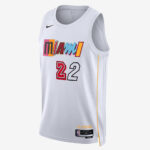ست تاپ و شلوارک لباس بسکتبال میامی هیت سفید NBA Miami Heat Basketball Jerseys