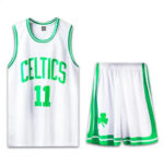 ست تاپ و شلوارک لباس بسکتبال بوستون سلتیکس سفید NBA Boston Celtics Basketball Jerseys
