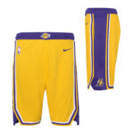 ست تاپ و شلوارک لباس بسکتبال لس آنجلس لیکرز زرد NBA Los Angeles Lakers Basketball Jerseys