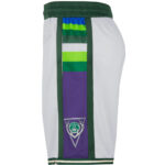 ست تاپ و شلوارک لباس بسکتبال میلواکی باکس سفید NBA Milwaukee Bucks Basketball Jerseys