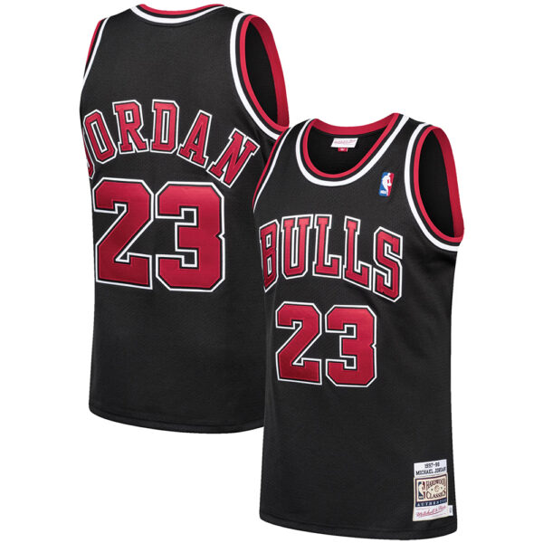ست تاپ و شلوارک لباس بسکتبال شیکاگو بولز مشکی NBA Chicago Bulls Basketball Jerseys