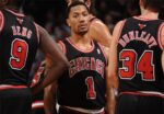 ست تاپ و شلوارک لباس بسکتبال شیکاگو بولز مشکی NBA Chicago Bulls Basketball Jerseys