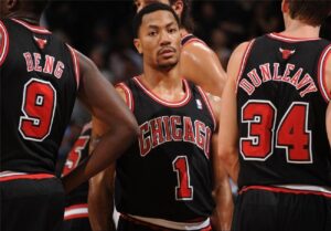 ست تاپ و شلوارک لباس بسکتبال شیکاگو بولز مشکی NBA Chicago Bulls Basketball Jerseys