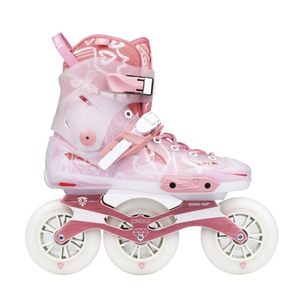 اسکیت 3 سه چرخ 110 میل حرفه ای فلایینگ ایگل FLYING EAGLE X5T WRAITH PINK (1)