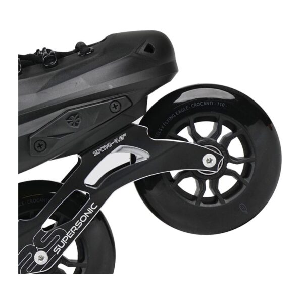 اسکیت 3 سه چرخ 110 میل حرفه ای فلایینگ ایگل FLYING EAGLE X7T REAVER TRI BLACK