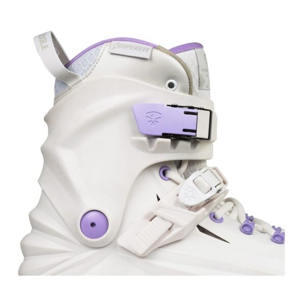 اسکیت 3 سه چرخ 110 میل حرفه ای فلایینگ ایگل FLYING EAGLE X7T REAVER TRI WHITE-PURPLE