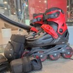 اسکیت دخترانه پسرانه بچگانه هارد آموزشی اورجینال JUX صورتی + ست ایمنی