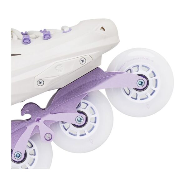 اسکیت فلاینگ ایگل FLYING EAGLE X7D REAVER WHITE-PURPLE فریم دوکاره حرفه ای