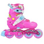 کفش اسکیت متغیر آموزشی تک شاخ یونیکورن بچگانه دخترانه زنانه Flying eagle S6 Pro