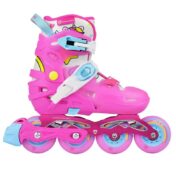 کفش اسکیت متغیر آموزشی تک شاخ یونیکورن بچگانه دخترانه زنانه Flying eagle S6 Pro