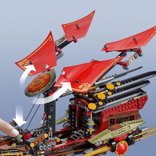 لگو کشتی پرنده نینجاگو Lego final flight of destimi’s bounty   - Image 4