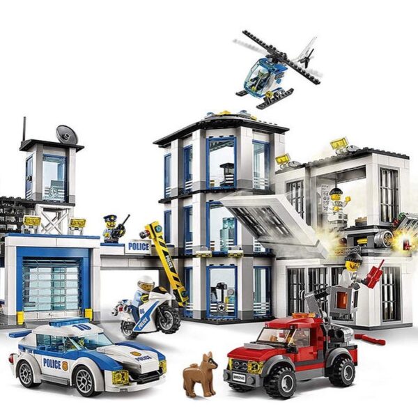 لگو سری سیتی ایستگاه پلیس Lego city police station   - Image 4