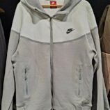 ست سویشرت گرمکن شلوار مردانه زنانه نایکی تک فلیس اورجینال طوسی NIKE Tech 003