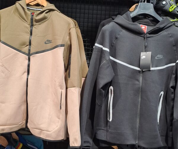 ست سویشرت گرمکن شلوار مردانه زنانه نایکی تک فلیس اورجینال مشکی NIKE Tech 003 - Image 3